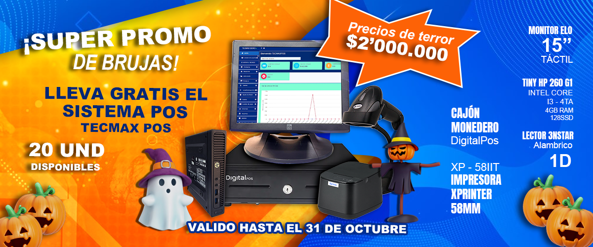 Combo i3 4ta Sistema POS